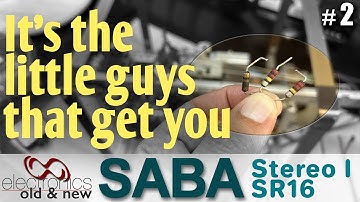 Restoring the Power Supply of the SABA Stereo I - restoration part 2