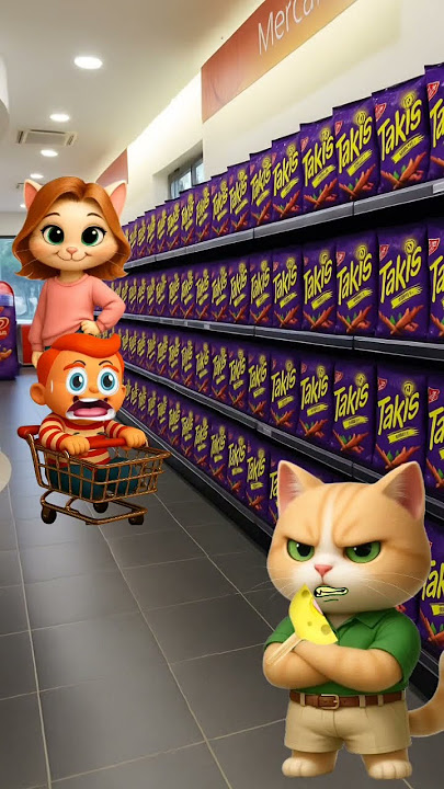 Don't eat my Spongebob ice cream #cat #funny #cutecat #trendingshorts