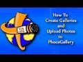 How To Create Galleries and Upload Pictures to Phoca Gallery - A Photo Gallery for Joomla
