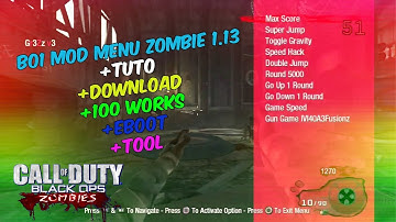 ★ [BO1 |1.13] BEST MOD MENU Zombie "Gr3Zz v3 + EBOOT + TOOL by Wazza Modz #12 ★