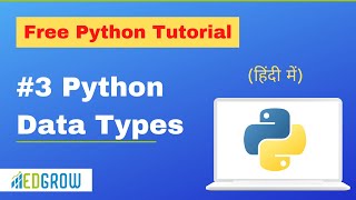 Data Types in Python | Data Types in Python in Hindi | Python Tutorials for Beginners |