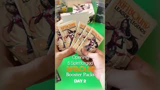 Riftbound Spiritforged Day 2 Rip! (Opening 5 Packs)