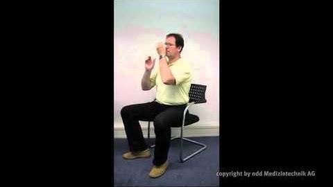 NDD Easy-on-PC Spirometer | Voorbereiding van een spirometrie test