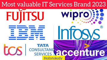 Top 10 most valuable IT Services Brand in 2023 |Accenture|TCS|HCL |IBM|Wipro|Fujitsu|Infosys|SK