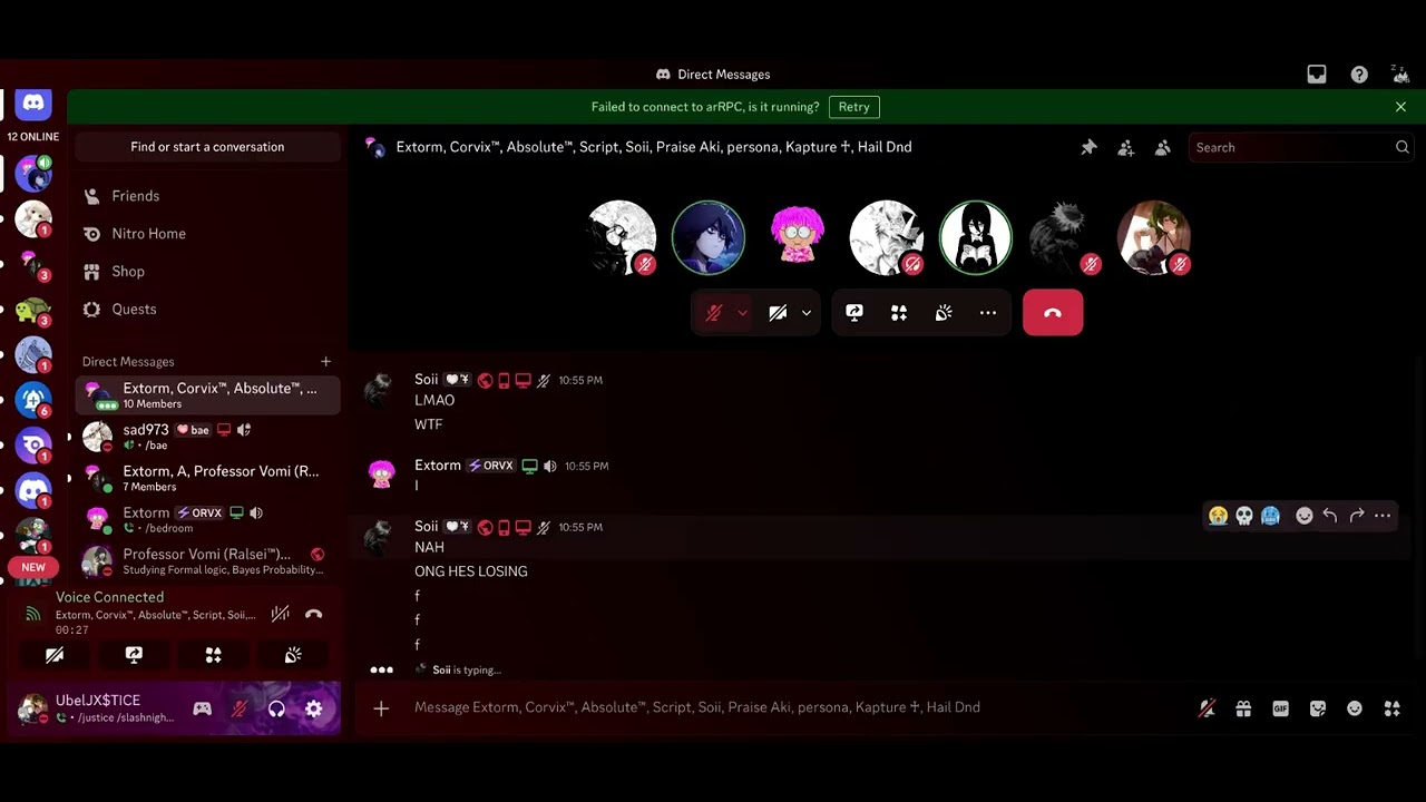 Script vs Collector/Corvix (Discord Packing)(Loud Testing) - YouTube