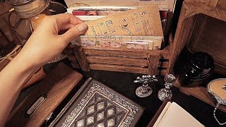 ASMR 팅글🏛️ 빈티지 다꾸 테마 1hour Journaling Scrapbooking Relaxing Sounds 수면 영상