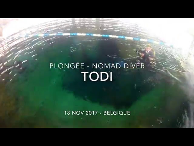 Plongée Nomad Diver au TODI en Belgique