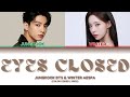 AI COVER JUNGKOOK BTS WINTER Aespa EYES CLOSED OG JISOO ZAYN Color Coded Lyrics 