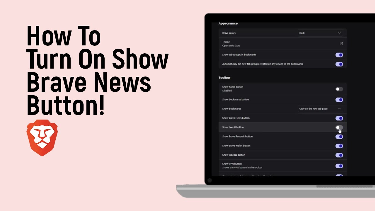 Как включить кнопку «Показывать новости Brave» в Brave [легко]