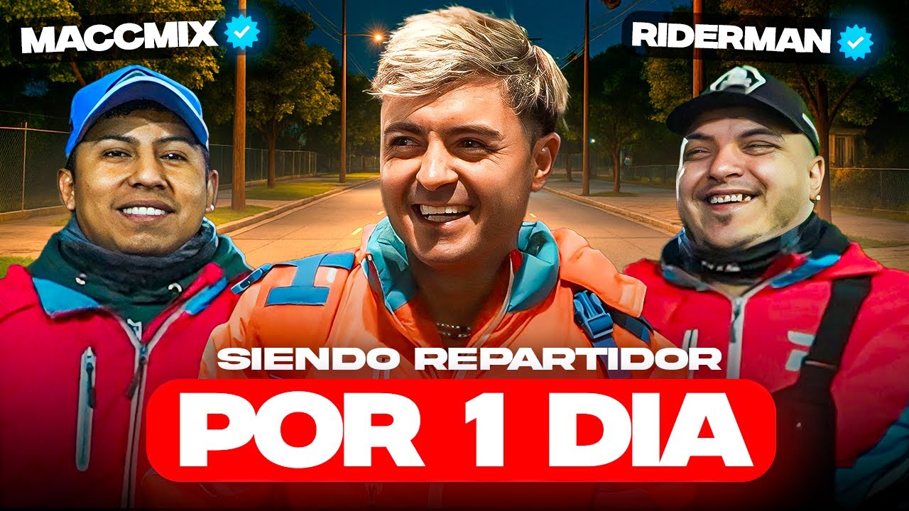 1 DÍA SIENDO REPARTIDOR con 