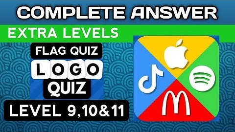 Logo Quiz 2023, EXTRA LEVELS, FLAG QUIZ lvl 9,10&11.  complete answer. @brainitquizzes  #logoquiz