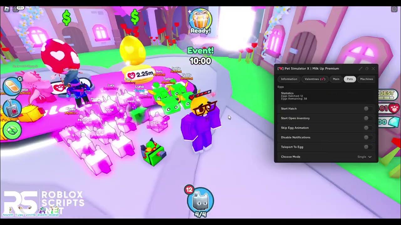 Roblox (Pet Simulator X) Hack Script GUI Auto Farm, Snipe Huge Pets