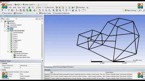 Ansys chassis| Ansys Workbench | Catia to ansys|