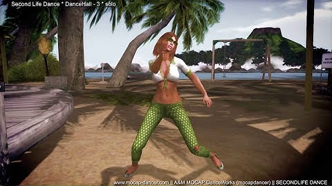 SL - DanceHall-3 solo - 3D dance animation for Second Life