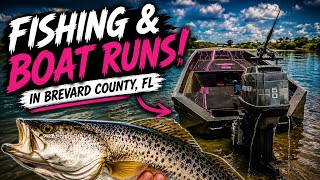 🎣 Fishing the Florida Flats in Brevard County! | Edge 553 Boat Run