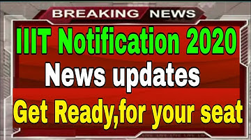 IIIT BASARA selection list dates 2020 || IIIT BASARA SEATS Results 2020 || iiiT Basara Results 2020