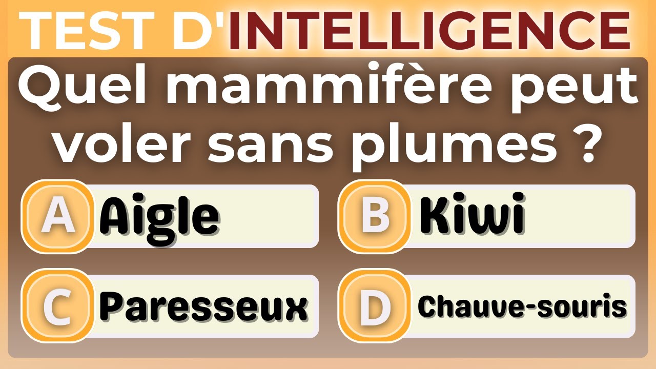 VOTRE ESPRIT EST-IL ASSEZ AFFÛTÉ POUR RÉPONDRE À CES QUESTIONS ? | QUIZ CG 160