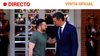 ZELENSKI en ESPAÑA: PEDRO SÁNCHEZ recibe al PRESIDENTE de UCRANIA en MONCLOA  | RTVE