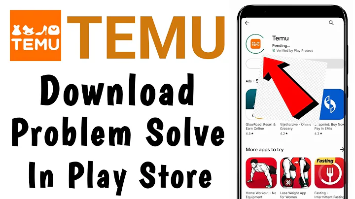 fix can't Temu app not install and downloading problem solved play store and ios