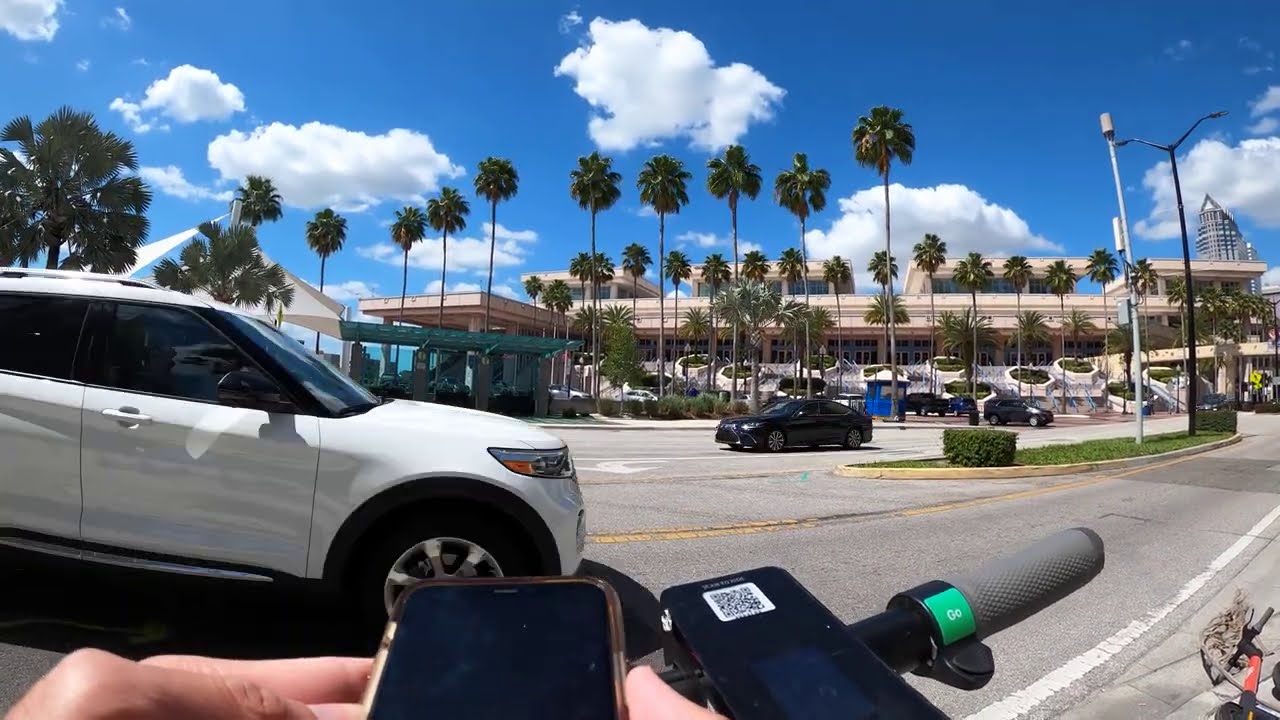 Tampa, Florida Scooter Ride from Downtown to Hyde Park YouTube
