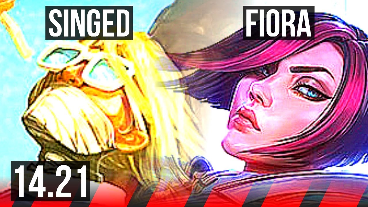 SINGED vs FIORA (TOP) | Rank 7 Singed, 2000+ games | EUW Master | 14.21
