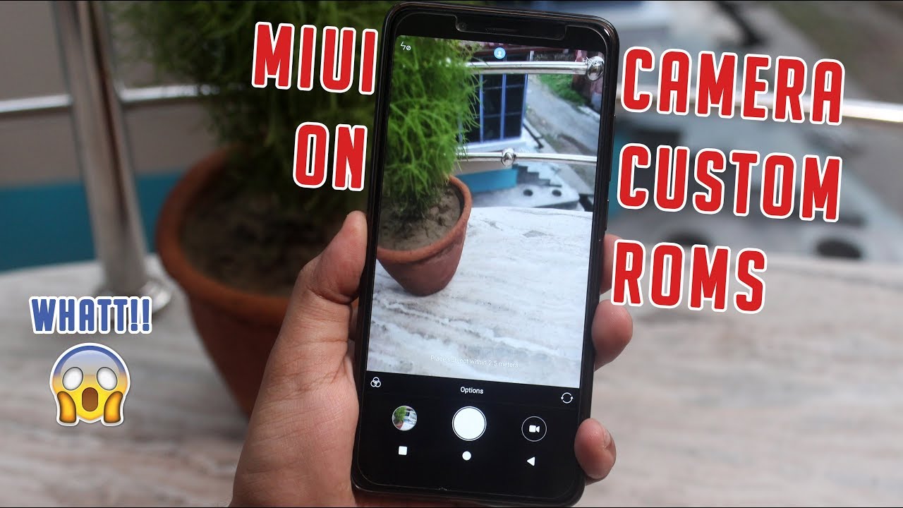 How To Get MIUI Camera (Portrait) On CustomROMs || Redmi Note 5 Pro!