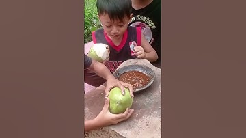 Rujak kelapa cengkir #shorts