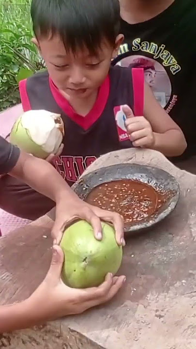 Rujak kelapa cengkir #shorts