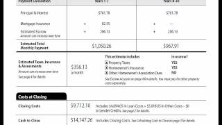 Loan Estimate Explained