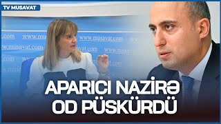 Aparıcı nazirə OD PÜSKÜRDÜ - Sualları saymaqdansa, məktəbdə özbaşınalığın, rüşvətin qarşısını alın!