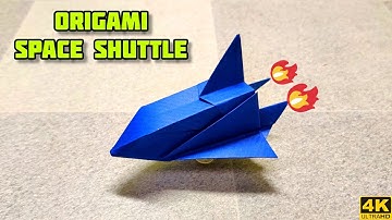 Origami Space Shuttle | Origami Spaceship | Origami Tutorial | Paper craft