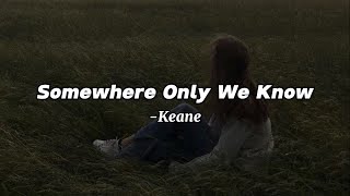 Keane - Somewhere Only We Know (Speed Up)