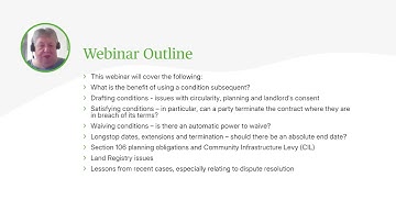 Conditional Contracts - The Pitfalls Property Professionals Need to be Aware Of - Webinar
