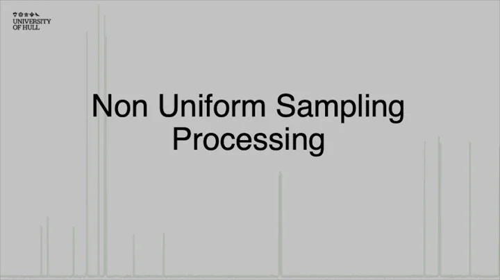 2D NMR Data Processing