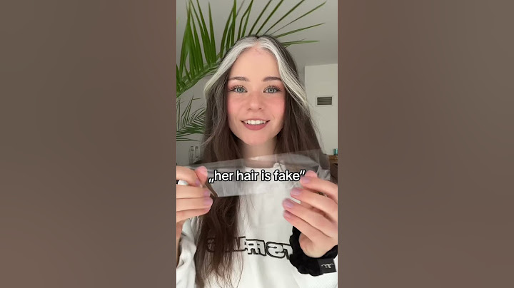 Her hair is FAKE⁉️👩🏼‍🦳😳 #hair #fake #girl