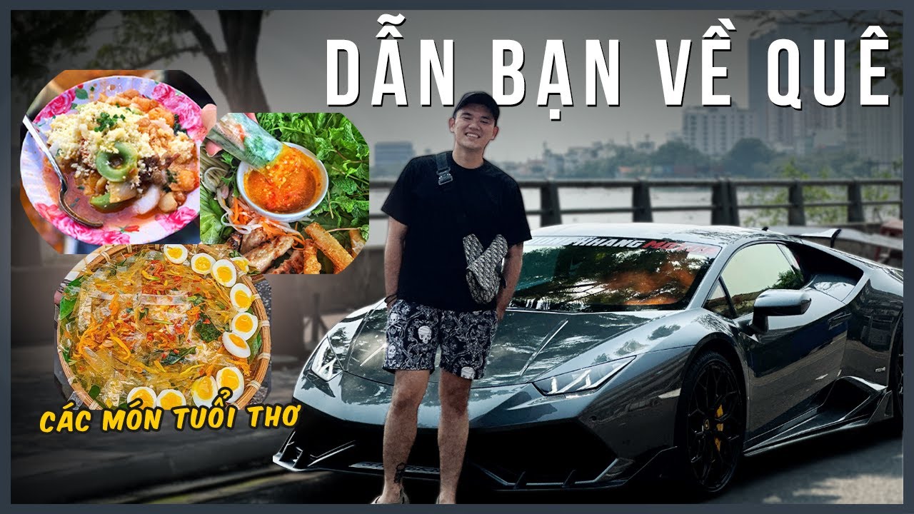 Khi chủ Lamborghini dẫn chủ G63 đi ăn những món lề đường tuổi thơ | Vuong Khang dẫn bạn về quê
