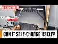 LIVE EXPERIMENT: Can a Solar Generator Actually Charge Itself?