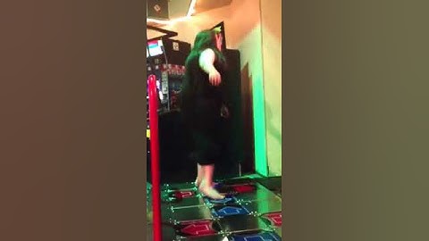 Hidden Camera Fat Chick DDR!