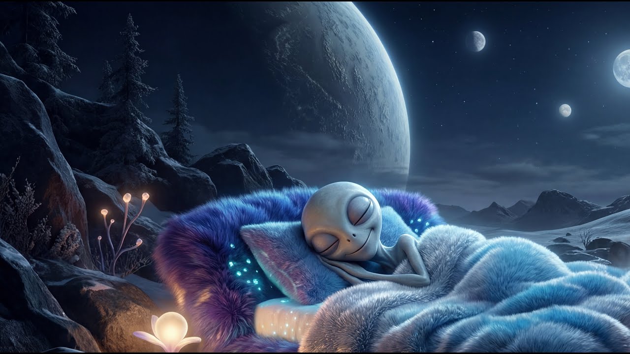 Alien World Ambient Music | Deep Sci-Fi Soundscape for Focus & Sleep | 4K