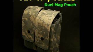Ak-47 Ar-15 M4 Dual Molle Magazine Pouch