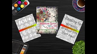 Inspirational Quotes Coloring Book For Everyone screenshot 5