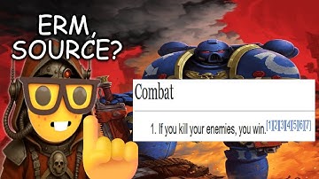 Fact Checking in the 41st Millennium | a Warhammer 40k story