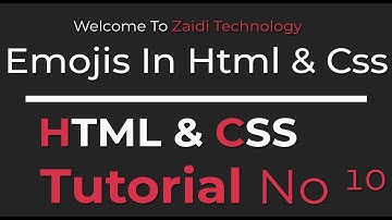 HTML & Css Tutorial for Beginners in Hindi | Urdu | Part 10