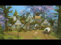 The Hobbit's Inn 🌸🌜 | The Sims 4 | Speed Build with Ambient Sound | No CC
