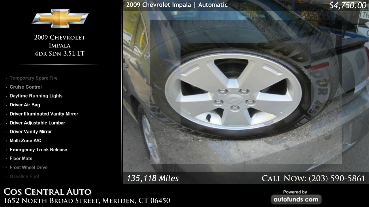 Used 2009 Chevrolet Impala | Cos Central Auto, Meriden, CT