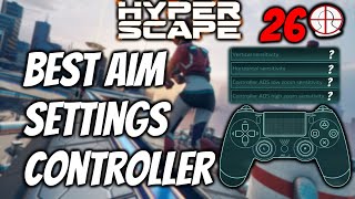 BEST CONTROLLER AIM SETTINGS for HIGH KILL GAMES! (Hyperscape PS4)