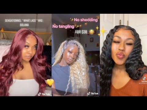 💛 Slaying Synthetic Wigs Tiktok Compliation 💛 | Imperfectly Perfect ...