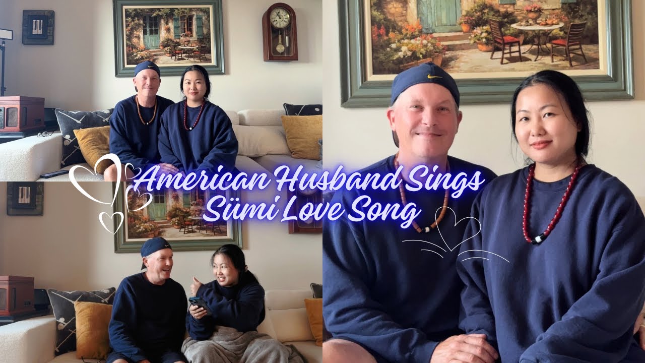 American Husband Sings Sümi Love Song 🇺🇸🇮🇳 Lomi Aghacho Toi @Ashitoawomiawomi
