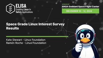 Space Grade Linux interest survey results