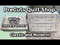 Precuts Quilt Box January 2021 | Modern Stash Builder and Classic Boxes